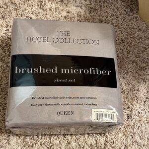 Hotel Collection Brushed Microfiber Sheet Set - Taupe